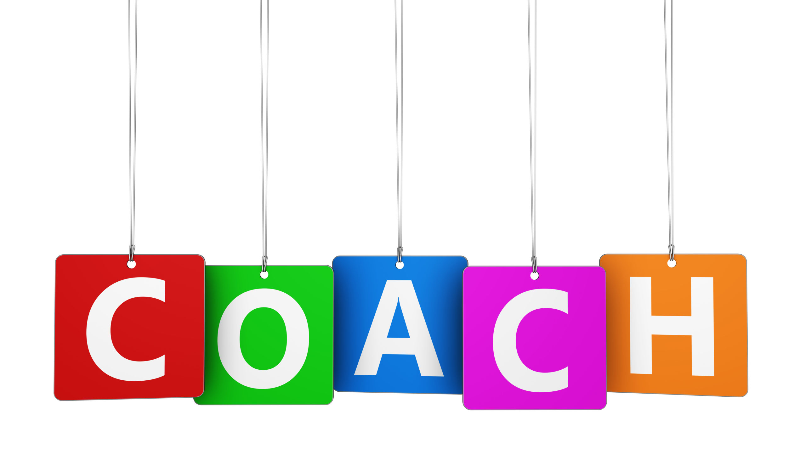 Coach Sign On Colorful Tags Christian Life Coach Training That